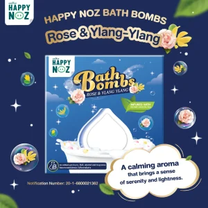 HAPPY NOZ BATHBOMBS – ROSE & YLANG YLANG - Image 2