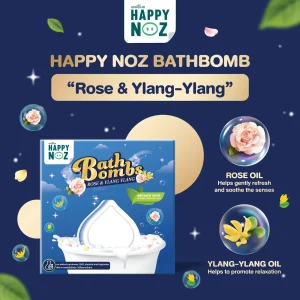 HAPPY NOZ BATHBOMBS – ROSE & YLANG YLANG - Image 3