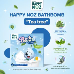 HAPPY NOZ BATHBOMBS - TEA TREE - Image 3