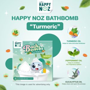 HAPPY NOZ BATHBOMBS - TURMERIC - Image 3