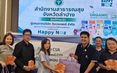 Happy Noz Extends Support During the PM2.5 Crisis in Lampang