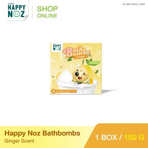 HAPPY NOZ BATHBOMBS – GINGER