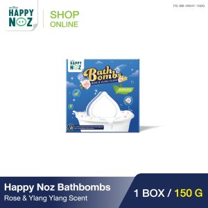 HAPPY NOZ BATHBOMBS - ROSE & YLANG-YLANG